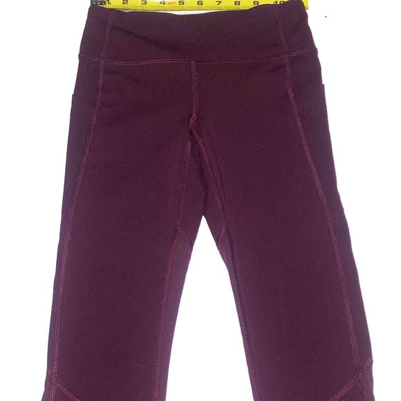 lululemon  wine leggings - Picture 1 of 7
